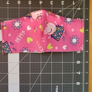 Hand made peppa pig mask